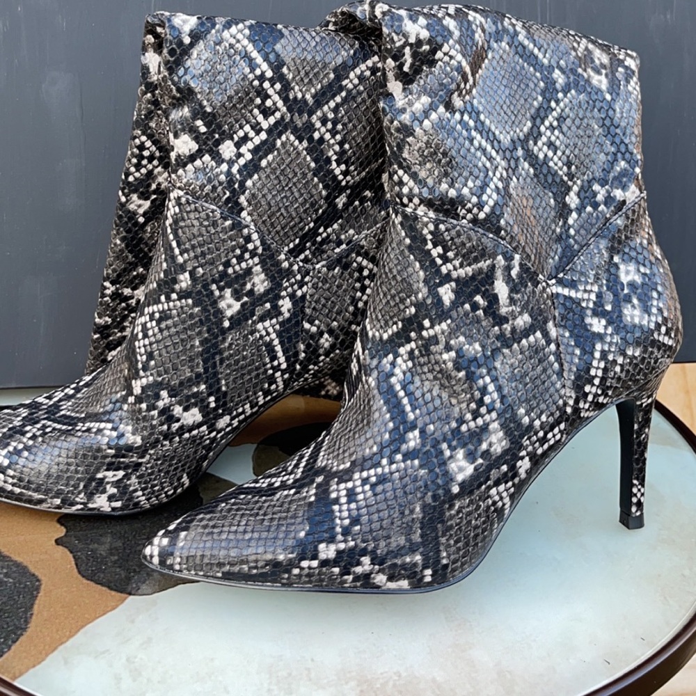 Steven Madden snake skin boots